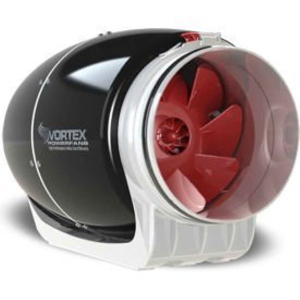 Atmosphere Vortex S-Line Ultra Quiet In-Line Duct Blower Fan S-600 - 6", 120V, 347 CFM S-600